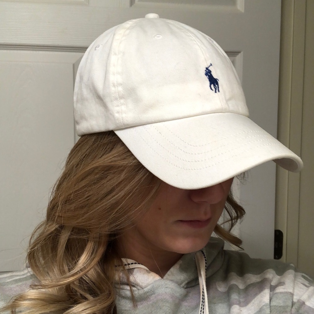 White polo hat